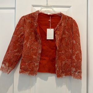 Carolina Herrera floral print sweater cardigan